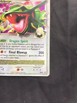 Pokemon Cards: Diamond and Pearl Promo: Rayquaza Lv. X DP47 - Image 5