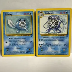 Pokemon Trading Card Game TCG Base Set 2 Poliwag & Poliwhirl 57/130 - 88/130 - Image 1