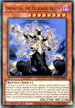 Amunessia, the Ogdoadic Queen - ANGU-EN008 - Ultra Rare - 1st Edition - Yugioh - Image 1