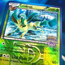 Leafeon - 11/116 - State Championships Promo Rare Holo - Pokemon Card - LP - Image 2