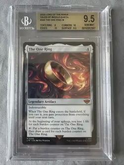 MTG Magic Lord Of The Rings 2023 The One Ring Mythic Rare Card SP #246 PSA 10 - Image 1