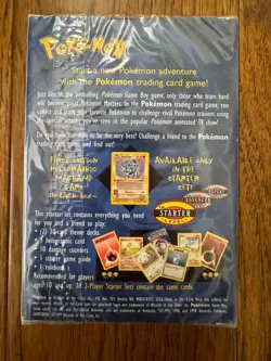 1999 WOTC Pokemon Trading Card Game 2-Player Starter Set Factory Sealed - Image 2