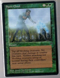 Spore Cloud (Camp) Vintage Common Fallen Empires Magic The Gathering NM - Image 1