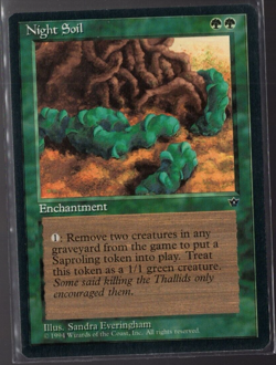 Night Soil (Everingham) Vintage Common Fallen Empires Magic The Gathering NM - Image 1