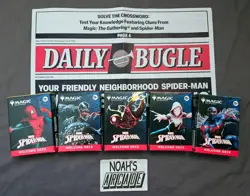 SDCC 2025 Magic The Gathering x Marvel Spider-Man Complete 5 Deck Set w/ Playmat - Image 1