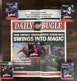 SDCC 2025 Magic The Gathering x Marvel Spider-Man Complete 5 Deck Set w/ Playmat - Image 1