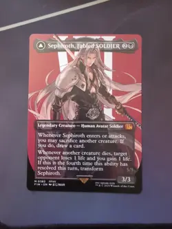 Sephiroth, Fabled SOLDIER - FF Set - Full Art - (Non-Foil) - Version 0382 - Image 1