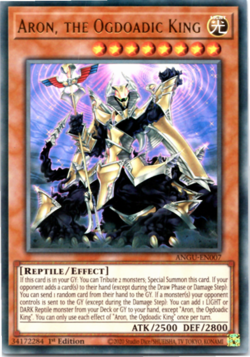 Aron, the Ogdoadic King - ANGU-EN007- Ultra Rare - 1st Edition - Yugioh - Image 1