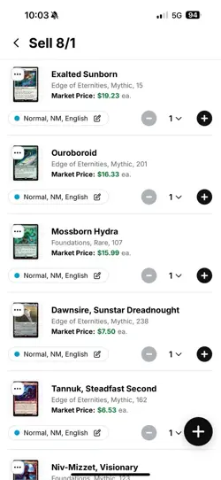 Magic The Gathering Singles Near Mint Lot 24 Edge Of Eternity, Foundations, Etc - Image 2