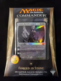 NIB/Sealed Forged in Stone MTG commander deck - Image 1