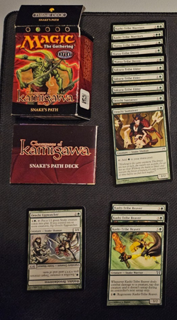 Magic The Gathering 2004 - Champions of Kamigawa Snakes Path Themed Deck - Used - Image 1