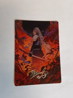 MTG Art Series Final Fantasy GOLD SIGNATURE Lot of 5 - NM - Nibelheim Aflame #35 - Image 2