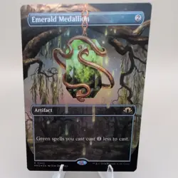 Emerald Medallion - Foil Extended Art MH3 LP MTG - Image 1