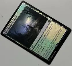 MTG Innistrad: Midnight Hunt Overgrown Farmland Land RARE FOIL #265 - Image 2