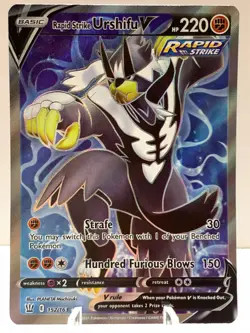 Pokemon Rapid Strike Urshifu V 152/163 Battle Styles Sword & Shield FULL ART - Image 2