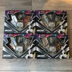 4 x Pokemon Arceus V Figure Collection Boxes Factory Sealed - in Original Case - Image 1