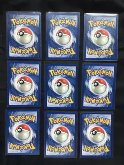 Pokemon Cards: Shadowless Base Set 60 Card Non-Holo Lot - Image 4