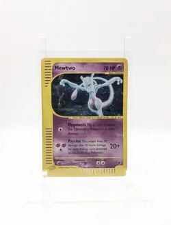 Pokemon EXPEDITION - #20/165 Mewtwo - ENG - Holo - SWIRLS - Moderately Played - Image 1