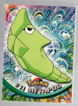 Metapod #11 Topps Blue Label Pokemon Cards LP/NM - Image 1
