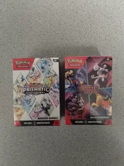 Destined Rivals Booster Bundle And Prismatic Evolutions Booster Bundle Pokemon - Image 1