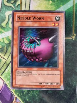 Yugioh Needle Worm TP5-EN005 2005 Promo Tournament Pack NM/LP - Image 1