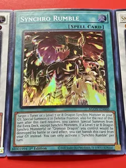 Crimson Dragon + Synchro Rumble + Snake-Eyes Vengeance Dragon | YuGiOh! - Image 5