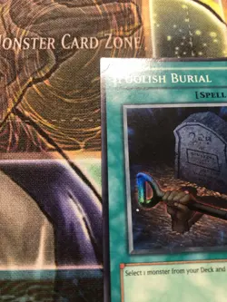 *** FOOLISH BURIAL *** SUPER RARE TURBO PACK TU08-EN004 (MP) YUGIOH! - Image 3