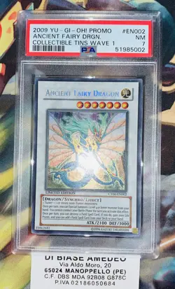 YU GI OH PSA 7 ANCIENT FAIRY DRAGON CT06-EN002 COLLECTIBLE TINS WAVE 1 2009! - Image 2