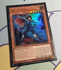 K9-17 Izuna Ultra Rare 1st Edition Yu-Gi-Oh JUSH-EN031 - Image 1