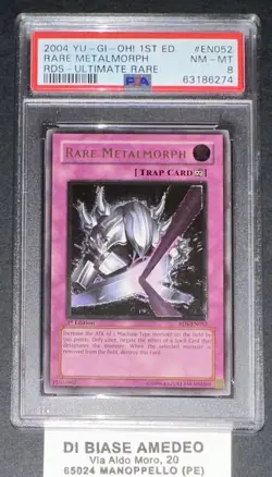 YU GI OH PSA 8 RARE METALMORPH RDS-EN052 1st EDITION ULTIMATE RARE ENGL 2004! - Image 1