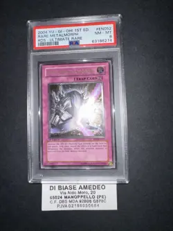 YU GI OH PSA 8 RARE METALMORPH RDS-EN052 1st EDITION ULTIMATE RARE ENGL 2004! - Image 4