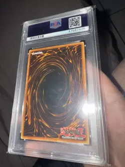 2006 Yugioh Promo Magical Arm Shield TP8-EN001 Ultra Rare PSA 9 MINT CLEAN - Image 4