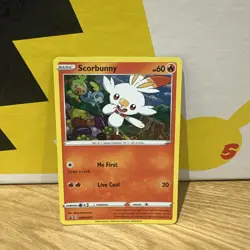 Scorbunny Holo Black Star Promo SWSH071, NM Pokemon Card - Image 1