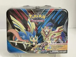 Pokemon Trading Card Game Metal Lunch Box Case 2020 Nintendo Sword & Shield - Image 1