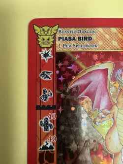 MetaZoo 2023 Native PIASA BIRD 1st Edition FULL HOLO Foil Card NM/MINT! RARE - Image 5
