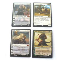8 MTG Cards - Ajani, Strength of the Pride - Ajani Goldmane - Sleeve - LP - Image 1