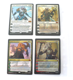 8 MTG Cards - Ajani, Strength of the Pride - Ajani Goldmane - Sleeve - LP - Image 2