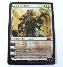 8 MTG Cards - Ajani, Strength of the Pride - Ajani Goldmane - Sleeve - LP - Image 4