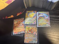 3 lbs Pokemon | 4 EX + Bulk Card Lot Commons Uncommon Rares Holo Reverse Holo - Image 2