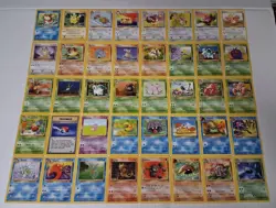 VTG Pokemon Jungle And Fossil Set Card Lot LP-MP - Image 1