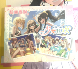 WAIFU Girl Carnival Hua Tian Sealed Booster Box. Goddess Story Sexy Anime Cards - Image 1