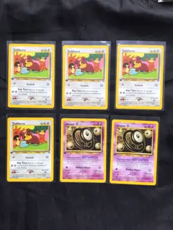 Pokemon Cards: 1st Edition Neo Discovery 6 Card Lot - Image 1