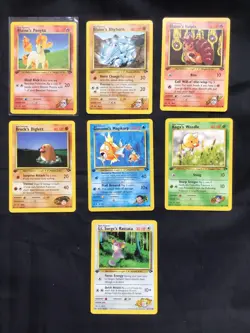 Pokemon Cards: 1st Edition Gym Challenge 14 Card Non-Holo Lot - Image 1