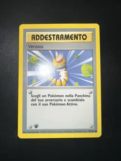 POKEMON ADDESTRAMENTO VENTATA 93/102 1st FIRST EDITION SET BASE ITALIANO 1999! - Image 3