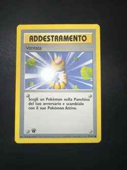 POKEMON ADDESTRAMENTO VENTATA 93/102 1st FIRST EDITION SET BASE ITALIANO 1999! - Image 5