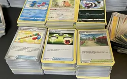 Pokemon TCG 11lb Bulk Lot Includes Trainers & Energy No Holos! 2000+ Cards - Image 4