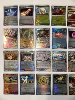 LOTTO X29 CARTE POKEMON FOIL-REVERSE -FULL ART EVOLUZIONI PRISMATICHE INGLESI! - Image 2