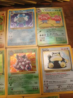 Pokemon Cards Jungle Set Lot Holographic Holo 1st Snorlax Nidoqueen Victreebel - Image 4