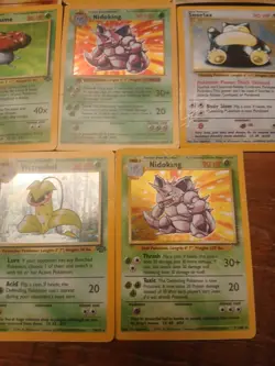 Pokemon Cards Jungle Set Lot Holographic Holo 1st Snorlax Nidoqueen Victreebel - Image 5