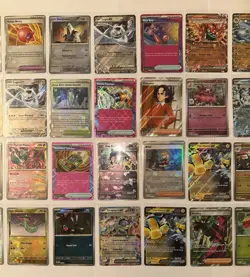 LOTTO X33 CARTE POKEMON FOIL-REVERSE -FULL ART EVOLUZIONI PRISMATICHE INGLESI! - Image 3